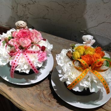 【大人気フラワーケーキ！！！】特別にベア付きにケーキをお届けいたしました♪｜「本郷台花う」　（神奈川県横浜市栄区の花キューピット加盟店 花屋）のブログ